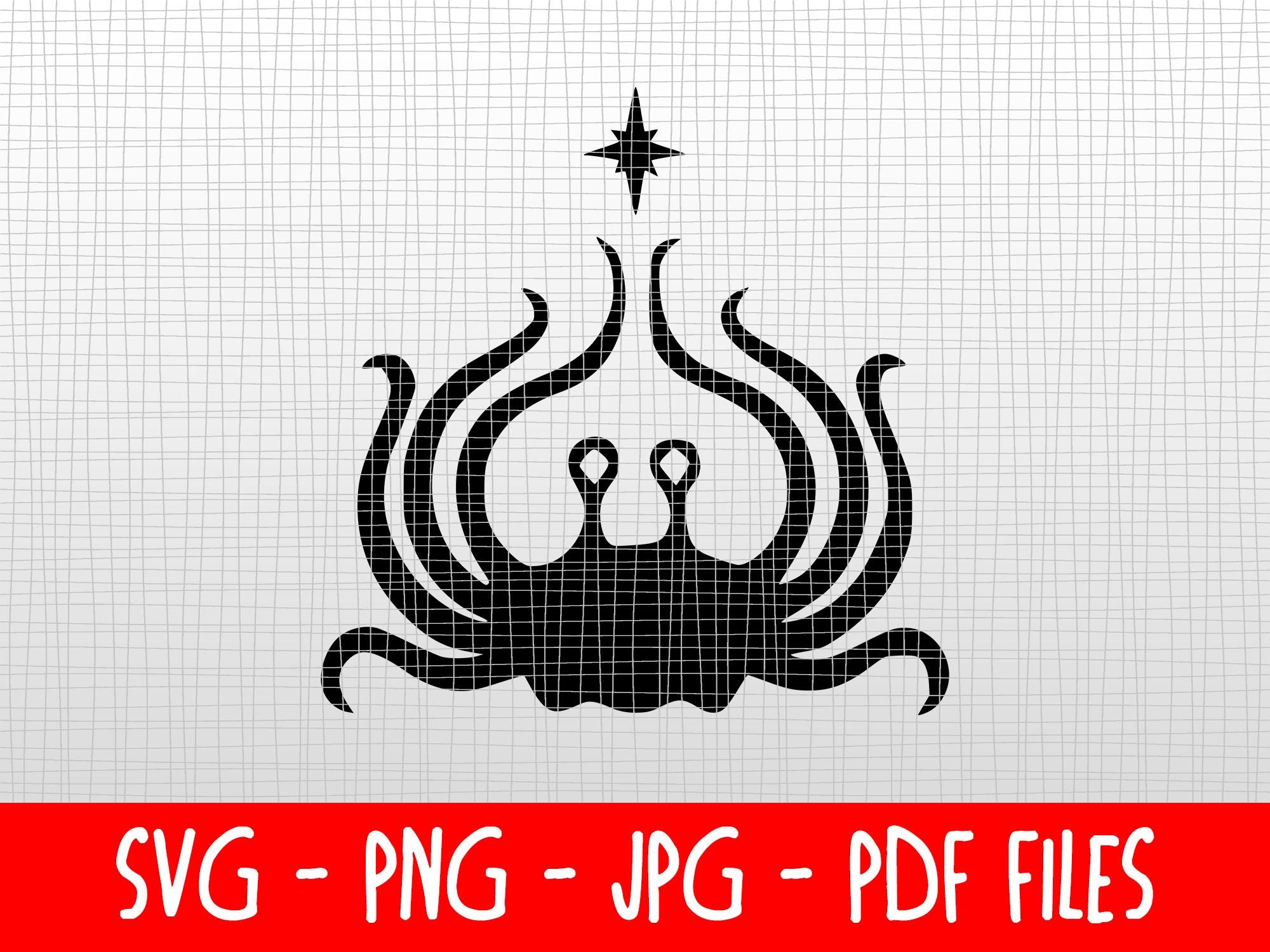Downloadable SVGs - Pastafarian - Flying Spaghetti Monster