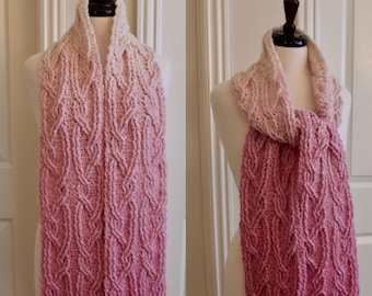 Crochet Scarf Pattern, Inishmore Braided Cable Scarf Crochet Pattern for Men and Women PDF download Celtic Crochet Pattern Clothing