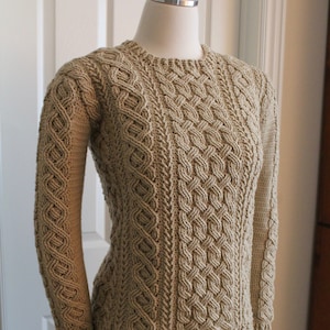 Crochet cable sweater pattern free top