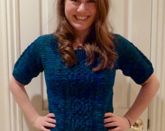 cables and castles sweater dress