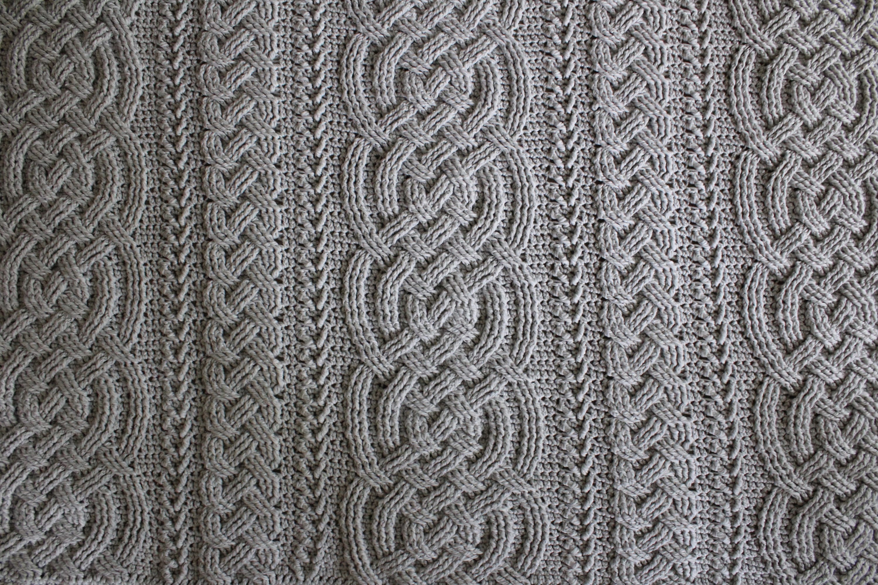 Crochet Blanket Pattern Large Irish Lullaby Cable Braided Etsy UK