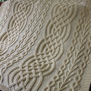 Crochet Blanket Pattern Highland Journey Cable Braided Blanket Crochet Pattern Blanket Throw Afghan Crochet pattern home decor handmade image 3