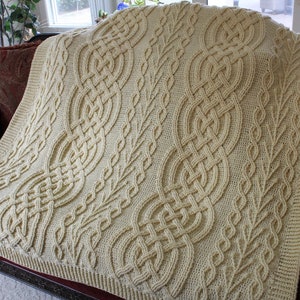 Crochet Blanket Pattern Highland Journey Cable Braided Blanket Crochet Pattern Blanket Throw Afghan Crochet pattern home decor handmade image 2