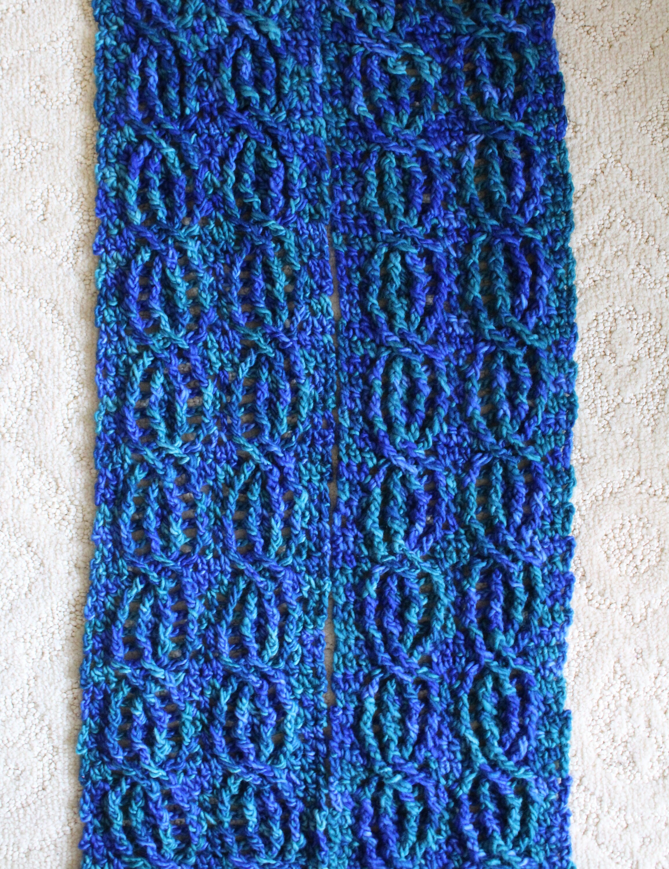 dna scarf pattern