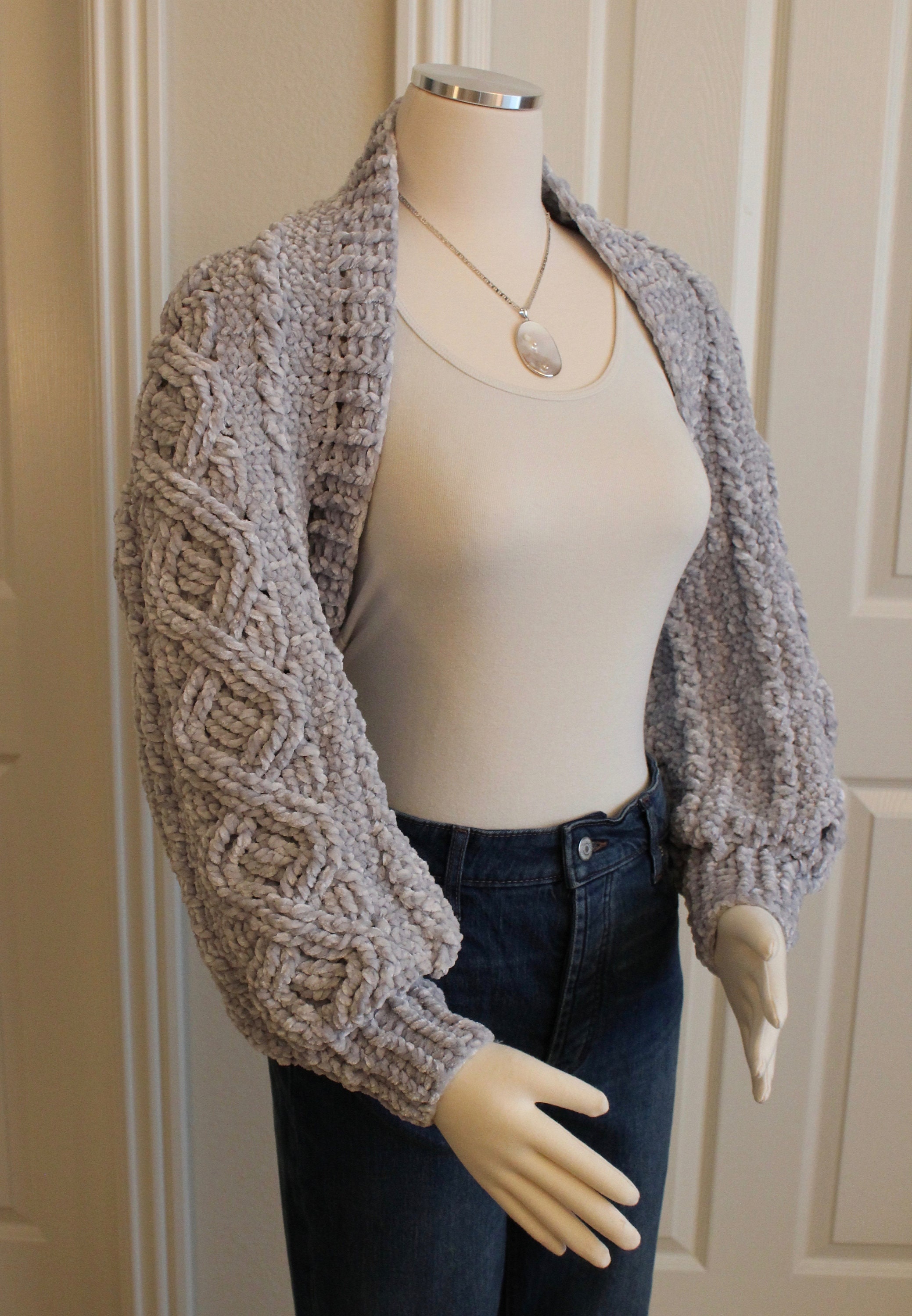 Celtic knot shop shrug knitting pattern