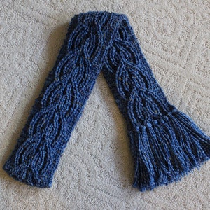 Crochet Scarf Pattern, Seapoint Cable Braided Scarf Crochet Pattern for Women and Men Celtic Aran Crochet
