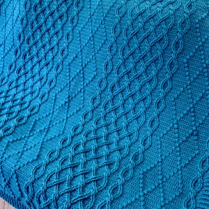 Crochet Blanket Pattern Moon River Cable Braided Blanket Crochet Pattern Blanket Throw Afghan Celtic Crochet pattern home decor handmade