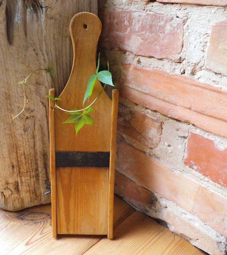 Vintage Wood Cabbage Slicer Vegetable Cutter Kraut Slicer Etsy UK