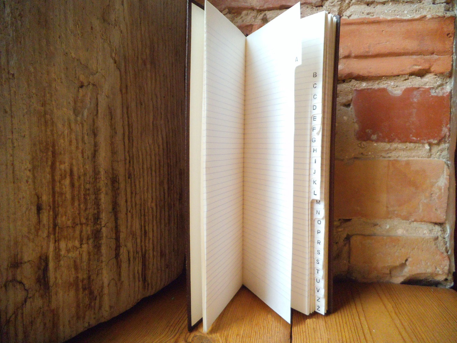 Handmade Phonebook Vintage Paper Notebook Tooled Natural Etsy