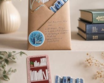 Blind Date mit einem Fantasy YA Buch | Mystery Book Geschenk-Set |Sticker, Lesezeichen & Armband