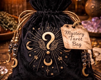 Blind Date Mystery Tarot Deck | Witchy Gift Bag for Tarot Lovers & Collectors