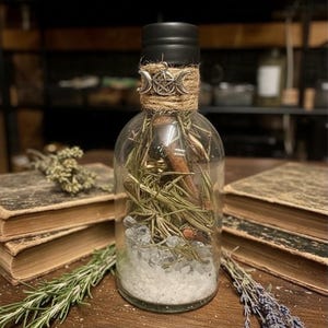 Coffin Nail Hoodoo Witch Protection Bottle – Home Warding Hex Removal