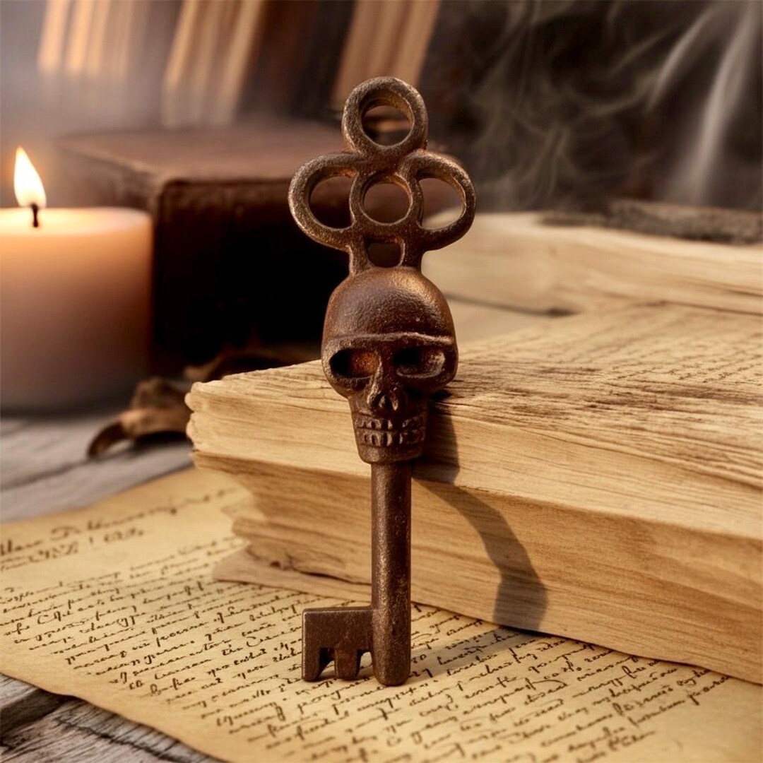 Skeleton Key Rituals Cast Iron Skeleton Key | Hekate Offering, Altar Decor, Road Opener ...