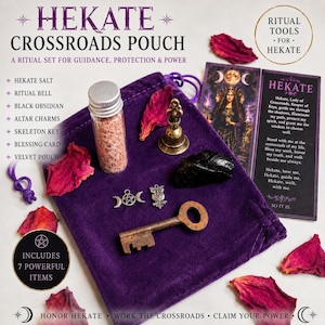 Devotional Pouch | Hekate & Seasonal Variants | Ritual Tools, Offerings and Witchcraft Supplies
