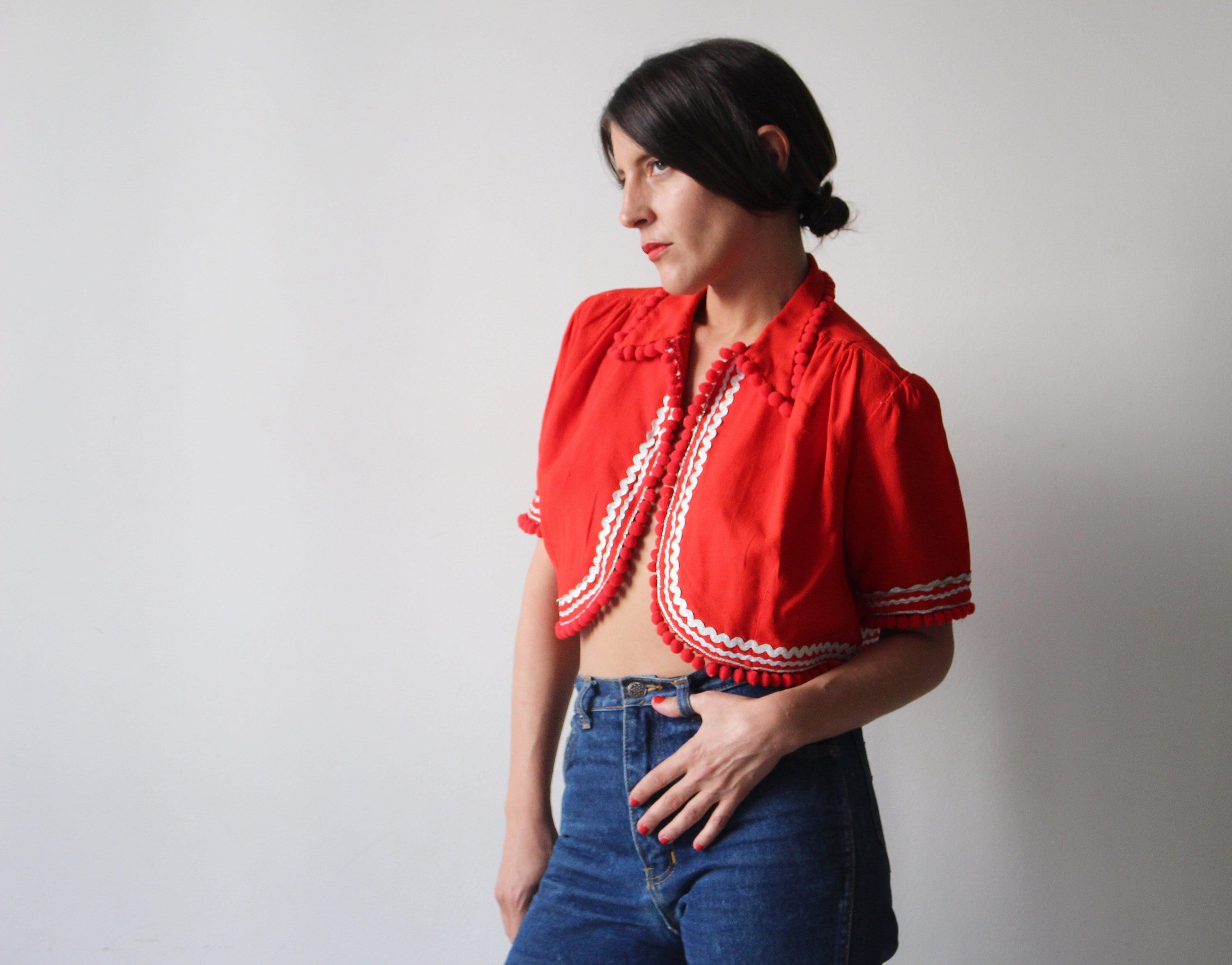 silver bolero jacket