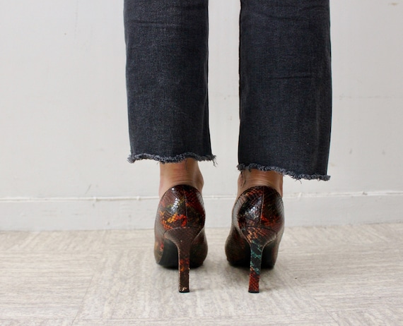 Charles Jourdan java python pump / Multicolor poi… - image 8
