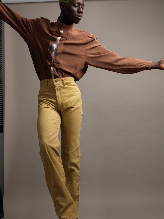 Vintage LEE COOPER trousers from the 70s / Beige … - image 2