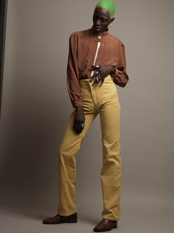 Vintage LEE COOPER trousers from the 70s / Beige … - image 1