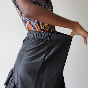 Jupe Midi Athleta Crescendo Noire – Taille S, Asymétrique, Volants