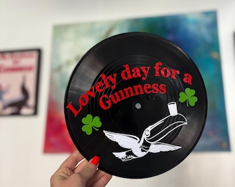 Guinness record vinyl art| Wall hanging