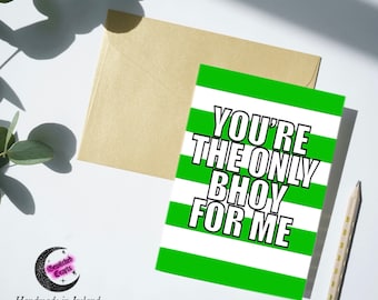 Celtic FC greetings card