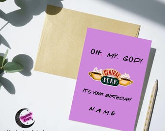 FRIENDS birthday card | Personalised FRIENDS card