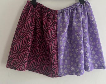 Elasticated split alternative skirt