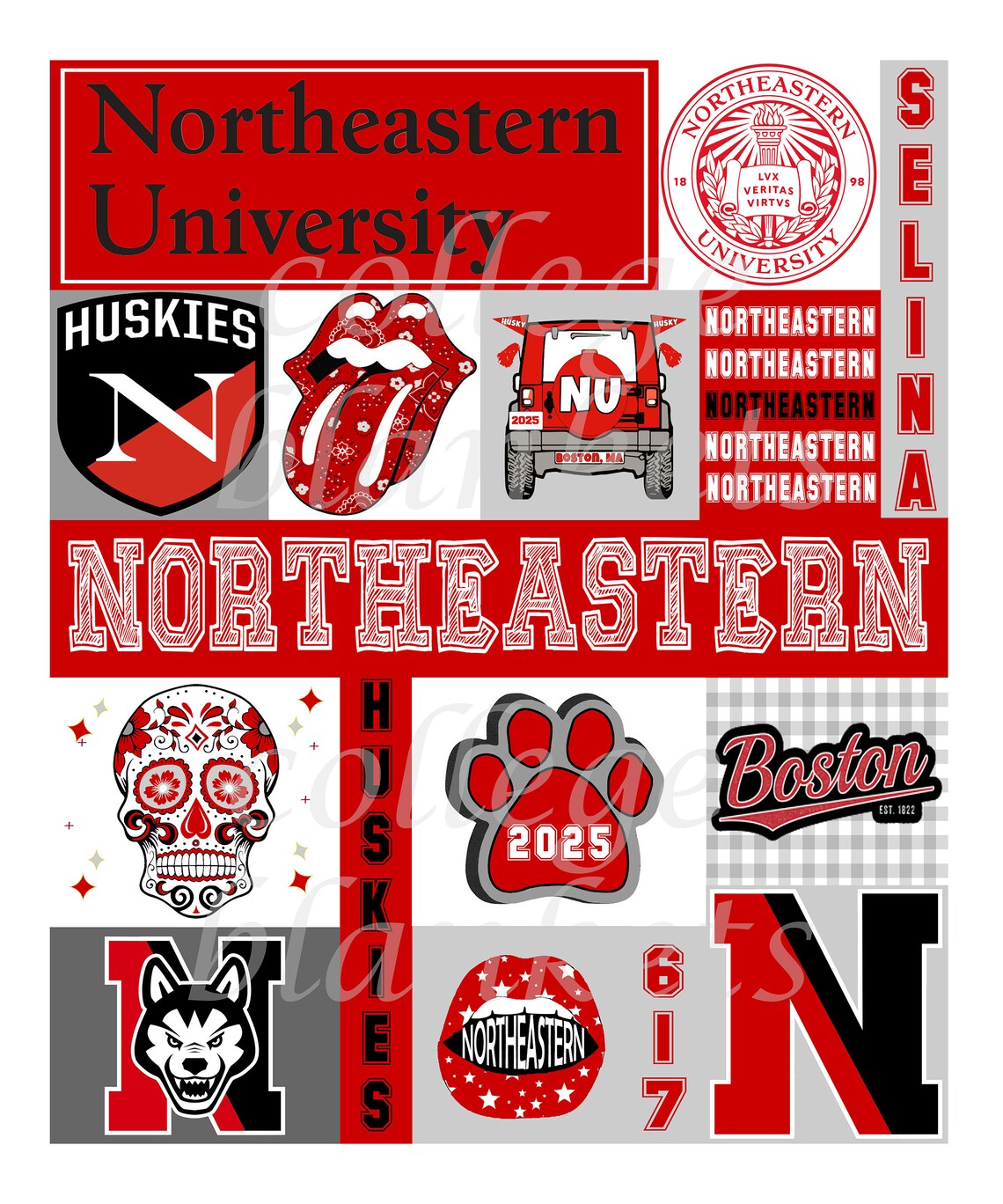 Custom College Blanket Personalized Large 60x80 Fleece Blanket Etsy