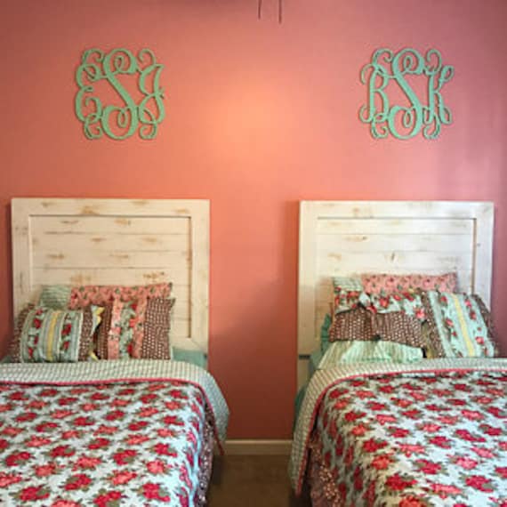 Wall Letters Wall Hanging Dorm Room Monogram Painted | Etsy