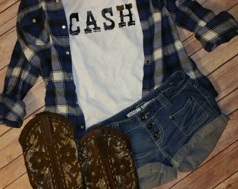 CASH - Flowy Scoop Muscle Shirt