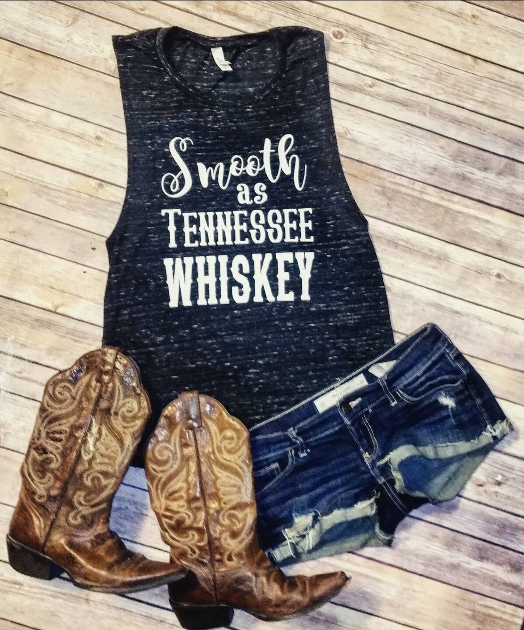Smooth as Tennessee Whiskey Flowy Scoop Muscle Shirt Multiple Colors - Etsy