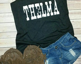 Thelma * Tri-blend Racerback Tank Shirt