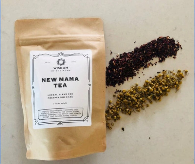 New Mama Herbal Tea Blend for Postpartum Care Etsy