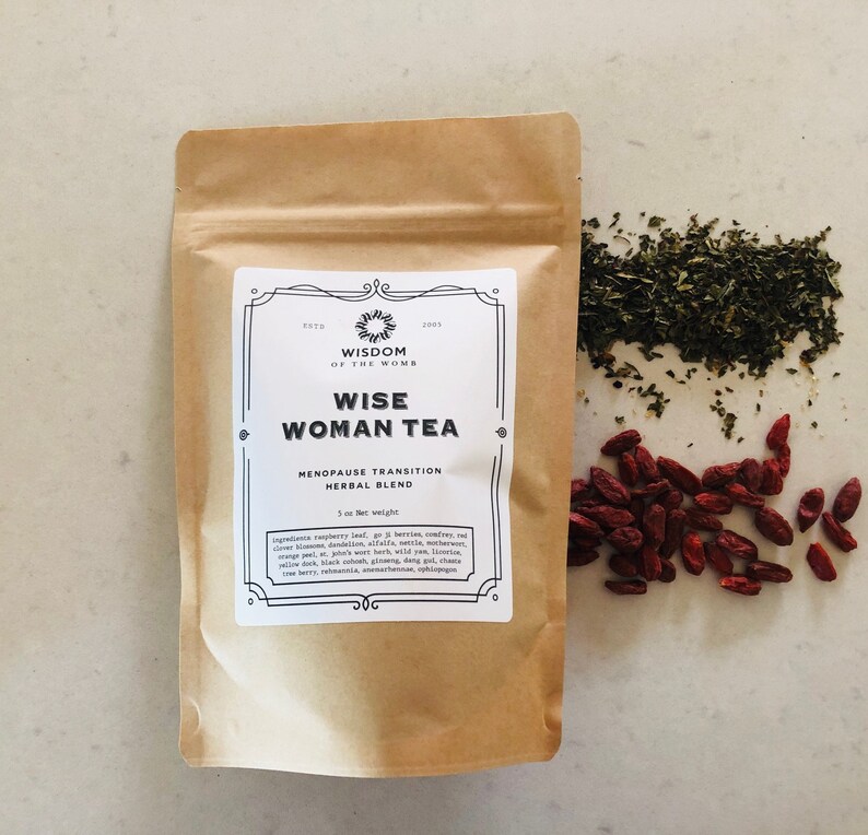 Wise Woman Tea Herbal Blend for Menopause Support Etsy