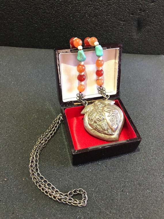 Antique Silver Necklace - image 1