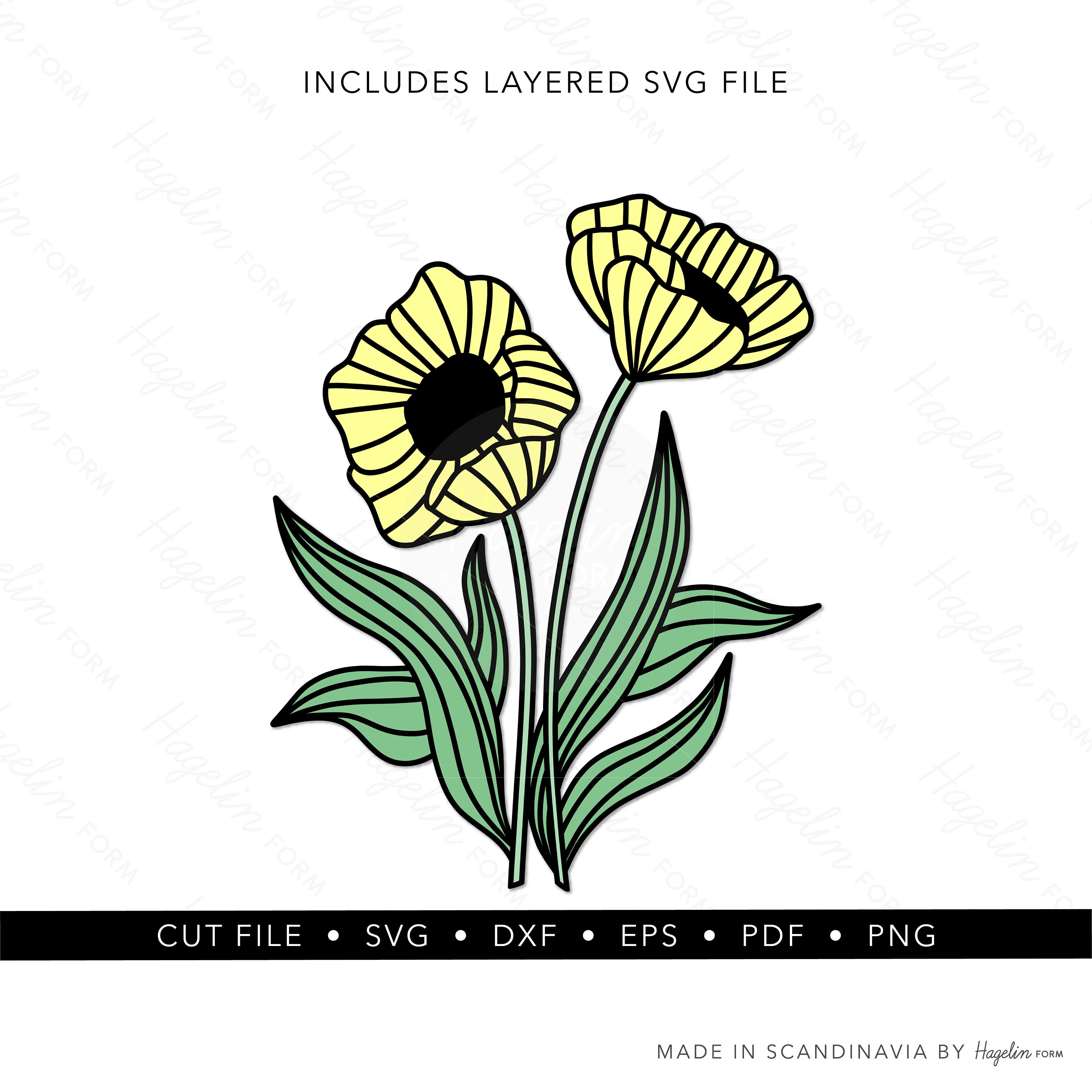 Download Spring Svg Spring Flower Svg Layered Flower Svg Summer Florals Svg Cricut And Silhouette Dxf Cutting Vinyl Designs For Commercial Use