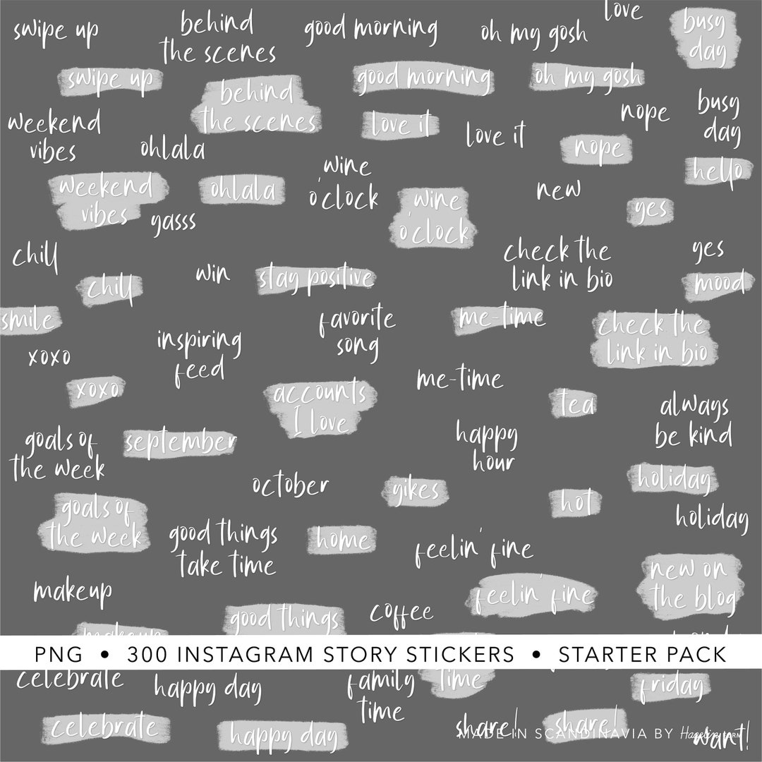 Instagram Stickers Story Sticker Insta Instagram Story Etsy España