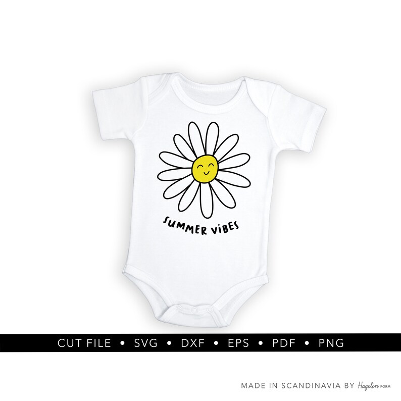 Download Summer SVG Cute SVG Cut File Summer Vibes svg Daisy svg | Etsy