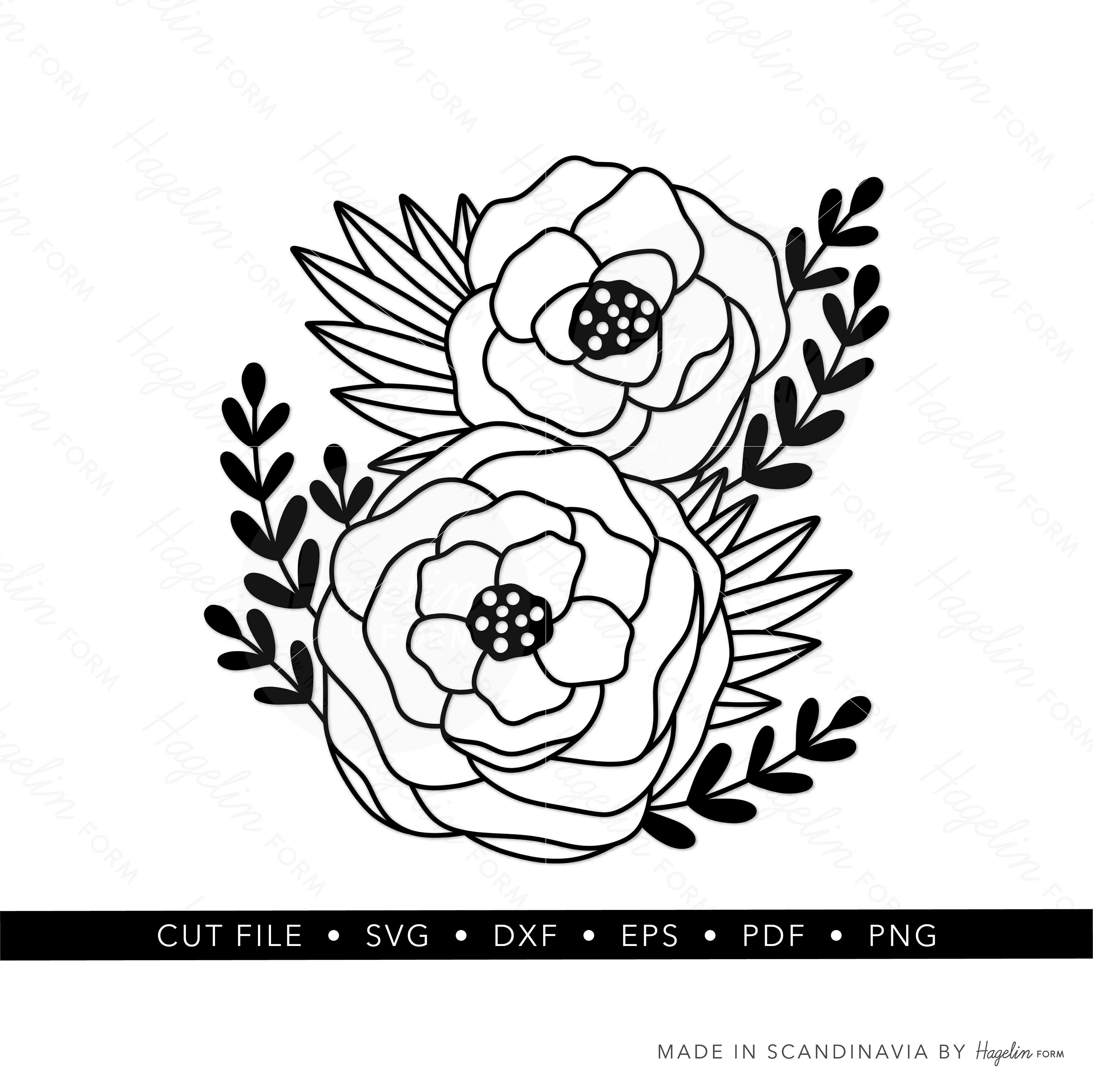Download Floral Svg Files Flower Flourish Svg Flower Svg Cut Flower Etsy