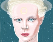 Saturn/ Gwendoline Christie (signed prints) © Iván García.