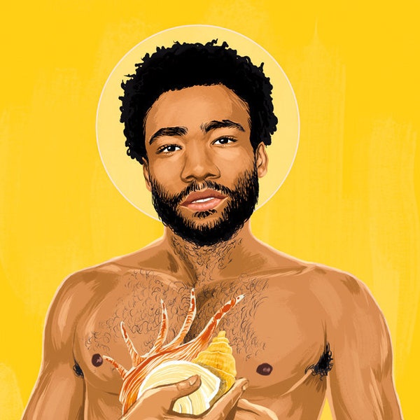 Donald Glover - Childish Gambino (signierte Drucke) © Iván García.