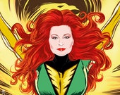 Rocío Jurado as Phoenix / Jean Grey (signed prints) © Iván García.