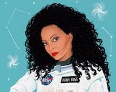 Diana Ross in the space (signed prints) © Iván García.