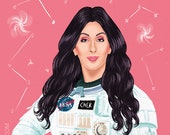 Cher in the space (signed prints) © Iván García.