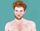 Robert  Pattinson (signed prints) © Iván García.