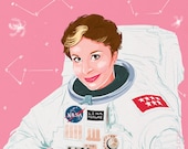 Lina Morgan en el espacio (signed prints) © Iván García.
