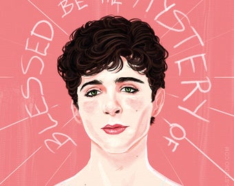 Timothée Chalamet / Elio (signed prints) © Iván García.
