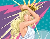 Britney Spears in a dimension of freedom (signed prints) © Iván García.