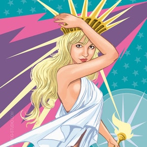 Britney Spears in a dimension of freedom (signed prints) © Iván García.