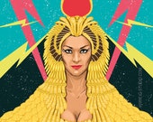 Lola Flores, Faraona interdimensional (signed prints) © Iván García.